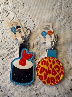 Aldi’s Colorful Coin Keychain. Set of 2.